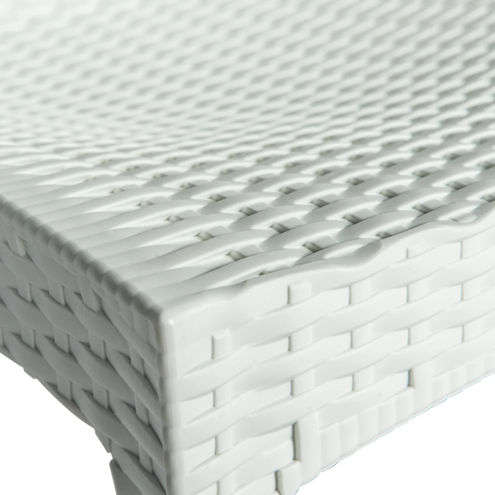 Weave Mace Indoor/Outdoor Dining Chair (Armless), Set of 2